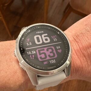 Garmin Fenix 7S Silver Smartwatch